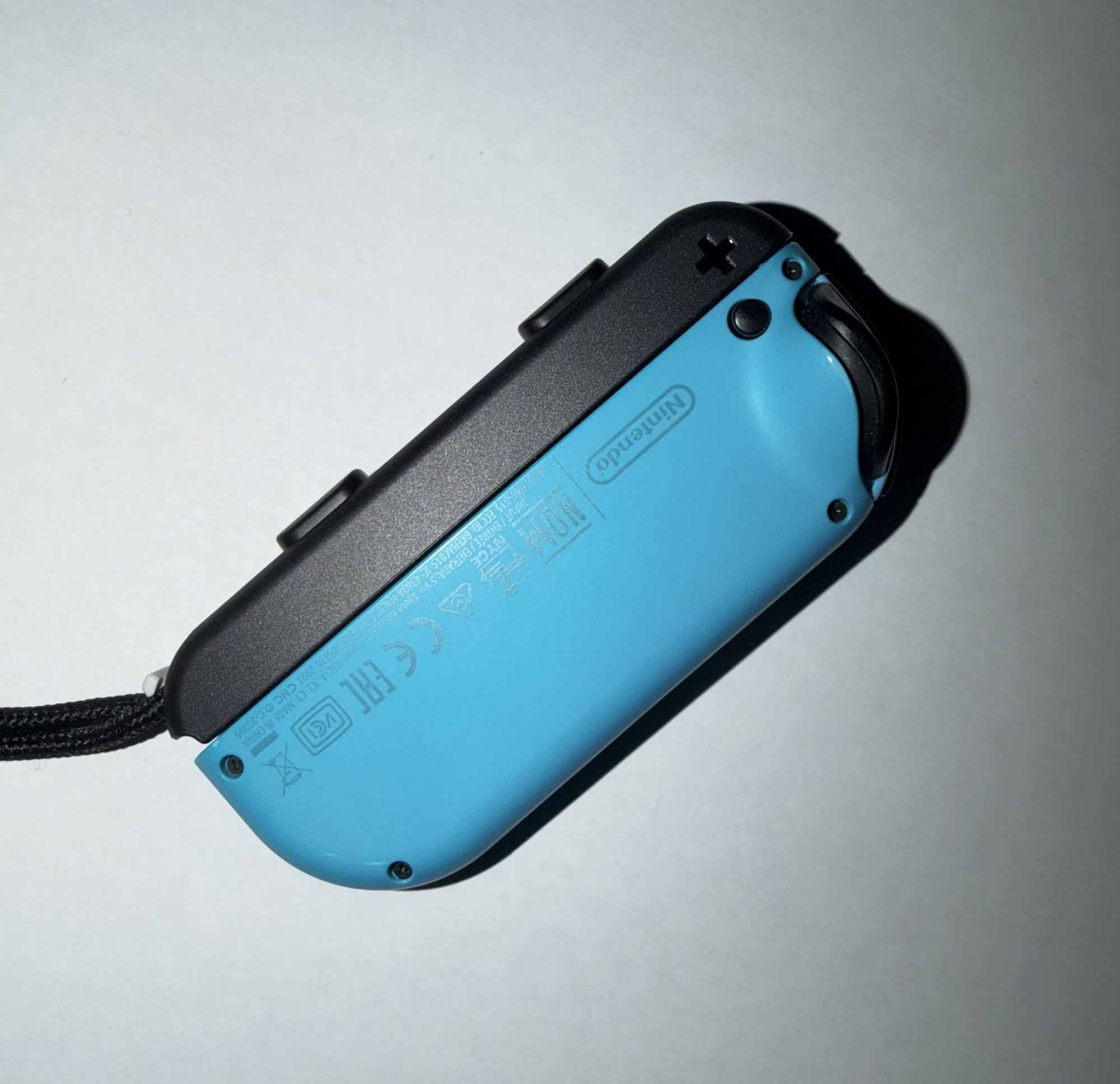 My favourite switch controller colourway, back-facing.